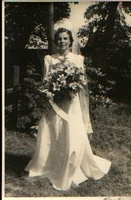 Barbara Glenny, wedding day